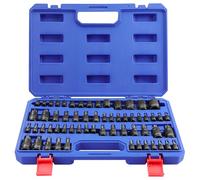 WORKPRO Juego 60 Piezas Llaves Vaso y Puntas Torx, 1/4" 3/8" 1/2"