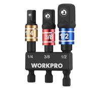 WORKPRO Juego de Adaptadores para Vasos 3 Piezas, Adaptador de Vaso