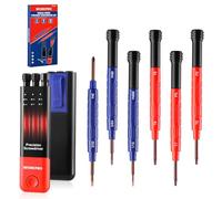 WORKPRO Juego de Destornilladores de Precisión 6 Piezas, Kit de Destornilladores