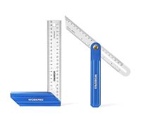 WORKPRO Juego de Escuadras para Carpintería, 2 Piezas