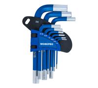 Workpro juego de llaves allen 9 piezas