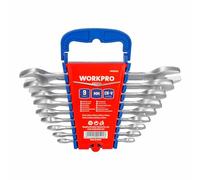 WORKPRO Juego de llaves fijas de doble boca 9 piezas