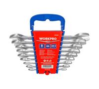 WORKPRO Juego de llaves fijas de doble boca 9 piezas
