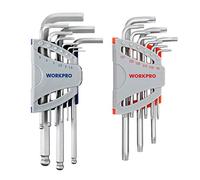 WORKPRO Juego de Llaves Hexagonales y Torx, 18 Piezas
