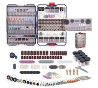WORKPRO Kit de 698 Accesorios para Herramienta Rotativa | Para Cortar, Lijar, Moler, Tallar, Pulir, Taladrar y Grabar, Compatible con Herramientas Rotativas