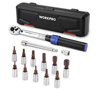 WORKPRO Llave Dinamométrica, 1/4", 2-26Nm, 14 Piezas