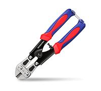 WORKPRO Mini cortador de pernos 210 mm, acero Cr-V, resorte y mango antideslizante