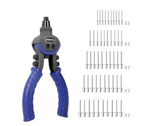 Workpro remachadora manual de 10 pulgadas, remachadora resistente con