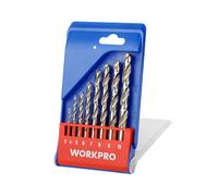 Workpro set de brocas 3, 4, 5, 6, 7, 8, 9 y 10 mm metal 8 piezas - mar