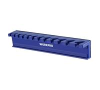 WORKPRO Soporte Magnético 12 Ranuras para Llaves Fijas Organizador Pared