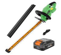 WORKPROX Tijeras Cortasetos con Batería 20V, Recortadora de Setos Eléctrico, Tijeras Cortacésped sin Cable, Longitud de Corte 51CM, Distancia Entre Dientes 18MM, Herramientas para Jardinería