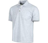 WorkTeam Polo Manga Corta en Tejido piqué, sin Bolsillo, Tejido Fresco y poroso para Adecuada ventilación. Hombre Gris Vigore XXL