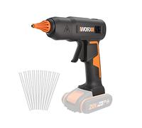 Worx 18v(20v max) pistola de pegamento a batería wx045.9, powershare,