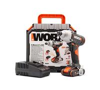 WORX Atornillador de Impacto 20V | PowerShare | WX291-1 batería 2Ah | Control variable de velocidad, reversible, caja de engranajes metálica, luz LED
