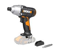 WORX Atornillador de Impacto 20V | PowerShare | WX291.9 - Sin batería, ni cargador | Control variable de velocidad, reversible, caja de engranajes metálica, luz LED
