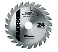 WORX | Disco de corte para madera | WORX WA5034 | 24 dientes - 85mm | 1,2x15mm