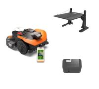 Worx Landroid Vision Cloud WR318E 2WD Robot Cortacésped con Garaje y módulo Find My Landroid, Sin Cable Perimetral, hasta 1800 m², (Evitación de Obstáculos con IA, Navegación VSLAM + RTK Cloud)