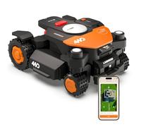 Worx Landroid Vision Cloud WR340E 4WD Robot Cortacésped, Sin Cable Perimetral, hasta 600 m², Evitación de Obstáculos con IA, Navegación VSLAM + RTK Cloud, 84% de Pendiente, Mapeo Automático