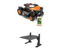 Worx Landroid Vision Cloud WR341E 4WD Robot Cortacésped con Garaje, Sin Cable Perimetral, hasta 1000 m², (Evitación de Obstáculos con IA, Navegación VSLAM + RTK Cloud, 84% de Pendiente)