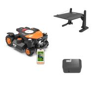 Worx Landroid Vision Cloud WR344E 4WD Robot Cortacésped con Garaje y módulo Find My Landroid, Sin Cable Perimetral, hasta 4000 m², (Evitación de Obstáculos con IA, Navegación VSLAM + RTK Cloud)