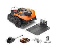 Worx Landroid Vision Cloud WR305E 2WD Robot Cortacésped, Sin Cable Perimetral, hasta 500 m², Evitación de Obstáculos con IA, Navegación VSLAM + RTK Cloud, Mapeo Automático, Control por App