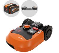 Worx Robot cortacésped Landroid L1000 WR147E.1, Hasta 1.000 m², 20V 4Ah, Cut-to-Edge, AIA, 20 cm, 35%