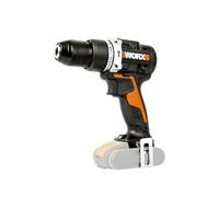 WORX Nitro - Taladro de impacto inalámbrico de 18 V (20 V máx.), PowerShare, motor sin escobillas, 60 Nm, portabrocas de 13 mm, control de velocidad variable, luz LED, herramienta desnuda, WX352.9