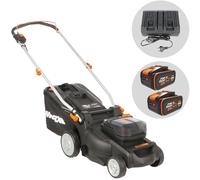 Worx Cortacésped de batería Nitro WG737E 40V (2x20V/4Ah) Ancho de corte 37 cm