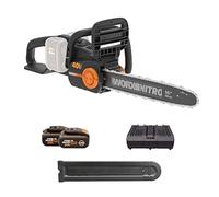 Worx WG385E Nitro - Electrosierra de batería - 2 x 40V 4Ah - Espada de 40 cm