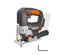 Worx Sierra de calar 20V Máx. WX543.9 – Penduleo 4 pos., sin batería ni cargador, luz LED