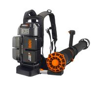 WORX Soplador de Hojas 80V Máx. WORX Nitro | WG572E | PowerShare | Incluye 4 baterías de 20V y 4Ah | Cargador Basecamp | Tecnología Air Enhacer