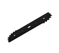 WORX WA0034 - Cuchilla de Repuesto para césped (19 cm, 3 Unidades, Compatible con WG895 y WG896), Color Negro