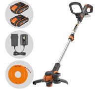 Worx WG163E - Cortabordes de batería - 2x 20V 2Ah