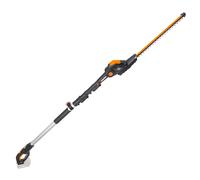 Worx WG252E.9 - Cortasetos eléctrico de batería con pértiga telescópica - BATERÍA Y CARGADOR NO ESTÁN INCLUIDOS