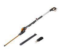 Worx Cortasetos a batería WG252E.9 con pértiga telescópica — Batería y cargador no incluidos