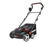 WORX WG855E.9 Escarificador y Aireador de Césped Nitro 40V Brushless Sin Batería, Ancho 36cm, Motor Brushless, 4 Alturas, Bolsa 40L