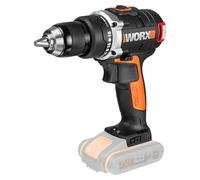 WORX WX175, taladro con mango tipo pistola, con sistema de sujeción rápida, acabado cepillado, color y naranja, mandril de 1,3 cm, 2000 revoluciones por minuto