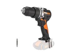 WORX WX352.9 Taladro Percutor Brushless 20V Sin Batería ni Cargador, Portabrocas 13mm, Velocidad Variable, 22+1+1 Posiciones de Par