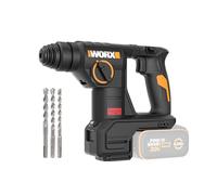 WORX WX387.9 Martillo Perforador Brushless 20V 2J, SDS+, sin Batería | SDS+, 5.200 bpm, hormigón 22mm, acero 13mm, madera 20mm, doble absorción vibraciones, compatible extracción polvo