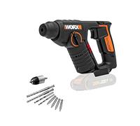 WORX WX394.91 - Martillo perforador inalámbrico de 20 V, 3 en 1, 1,5 J, 18 mm, portabrocas SDS plus, velocidad variable, sin batería ni cargador