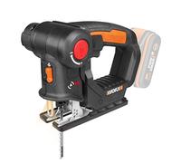 WORX WX550.9 Sierra Calar y Sable AXIS 2 en 1 20V Sin Batería, Cambio Rápido de Hoja, Movimiento Pendular, Soplador, Doble Encendido, LED