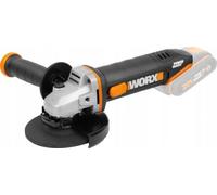 Worx Amoladora angular WX803.9 20V 125 mm 8600 rpm sin batería ni cargador, bloqueo de husillo