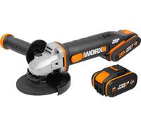 WORX WX803: Esmeriladora angular inalámbrica de 20V. Diseño ergonómico y versátil