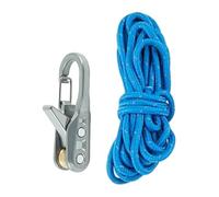 woshapce Tensor de bloqueo de leva de rodillo de cuerda, herramienta de apriete de cable con cuerda de 3 m, extractor de cable portátil, ajustador de rodillo de latón de acero inoxidable, herramienta
