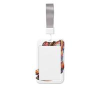 Woshuwo Funda para tarjetas de identificación de plástico duro con diseño de botas de vaquero a cuadros de acuarela para enfermeras y oficina
