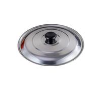 WOTZOV Tapas para ollas Tapa de sartén de Acero Inoxidable Tapa de Olla para condimentar Tapa de Olla Redonda de Repuesto de 30 a 55 cm Tapa para cocinar al Vapor Redonda Tapas,One Color 52