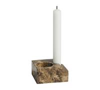 Woud 3 Soporte para velas Jeu de dés mármol marrón
