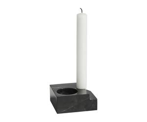 Woud 3 Soporte para velas Jeu de dés mármol negro