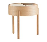 Woud Mesa auxiliar Arc roble aceitado
