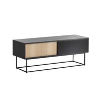 Woud Mueble TV Virka Negro - roble
